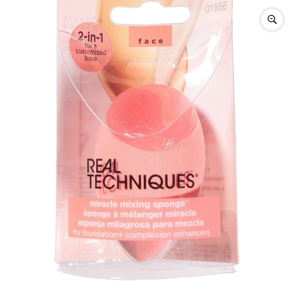 Real Techniques Miracle Mixing Sponge / Makeup Sponge & Silicone Applicator - Picture 9 of 13
